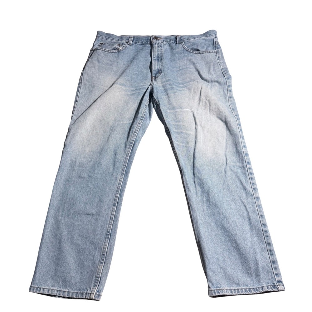 George Regular Fit Jeans Mens 40x30 Blue Medium Wash Straight Leg Denim